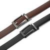 imageCHAOREN Mens Leather Ratchet Belt Pack of Two  Black One Size  Adjustable Scratch Resistant Luxury PackagingBlackBrown