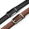 imageCHAOREN Mens Leather Ratchet Belt Pack of Two  Black One Size  Adjustable Scratch Resistant Luxury PackagingCognacGun