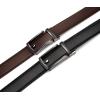 imageCHAOREN Mens Leather Ratchet Belt Pack of Two  Black One Size  Adjustable Scratch Resistant Luxury PackagingGunDark Brown