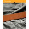 imageCHAOREN Ratchet Belts for Men  15quot Mens Belts Genuine Leather for Causual Jeans  Versatile Fit Customizable StyleLight Brown