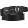 imageCHAOREN Ratchet Belts for Men  Leather Belt Men for Jeans Casual Dress 1 38quot  Micro Adjustable Belt Fit EverywhereBasic T  Black