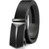 imageCHAOREN Ratchet Belts for Men  Leather Belt Men for Jeans Casual Dress 1 38quot  Micro Adjustable Belt Fit EverywhereBasic T  Black