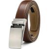 imageCHAOREN Ratchet Belts for Men  Mens Dress Belt 1 14quot Mens Belts Leather  Precise Adjustable Belt for Casual Jeans