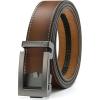 imageMens Belt for Jeans CHAOREN Reversible Mens Belt Casual 1 38quot Black and Brown Adjustable Trim to Fit
