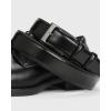 imageCHAOREN Boys Belt  1 18quot Ratchet Kids leather Belt  Perfect Companion to Kids Dress Shoes and Casual WearBlack