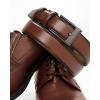 imageCHAOREN Boys Belt  1 18quot Ratchet Kids leather Belt  Perfect Companion to Kids Dress Shoes and Casual WearDark Coral