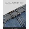 imageCHAOREN Leather Ratchet Belt Men  Mens Belts Casual Accessories for Every Occasion 35mmCinerous