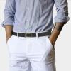 imageCHAOREN Leather Ratchet Belt Men  Mens Belts Casual Accessories for Every Occasion 35mmEbony