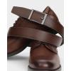 imageCHAOREN Leather Ratchet Belt Men  Mens Belts Casual Accessories for Every Occasion 35mmSepia
