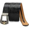 imageCHAOREN Ratchet Western Belt  1 38quot Cowboy Belts for Men Casual Jeans  Micro Adjustable Belt Fit EverywhereBlack2