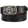 imageCHAOREN Ratchet Western Belt  1 38quot Cowboy Belts for Men Casual Jeans  Micro Adjustable Belt Fit EverywhereWestern Flower  Black