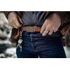 imageCHAOREN Ratchet Western Belt  1 38quot Cowboy Belts for Men Casual Jeans  Micro Adjustable Belt Fit EverywhereWestern Flower  Brown