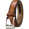 imageCHAOREN Boys Belt  1 18quot Ratchet Kids leather Belt  Perfect Companion to Kids Dress Shoes and Casual WearDark Brown