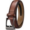 imageCHAOREN Boys Belt  1 18quot Ratchet Kids leather Belt  Perfect Companion to Kids Dress Shoes and Casual WearDark Coral