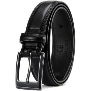 imageCHAOREN Boys Belt  1 18quot Leather Kids Belt for Dress  Perfect Companion to Youth Formal OutfitBlack