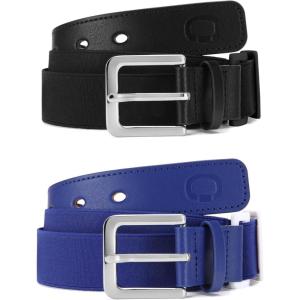 imageCHAOREN Youth Baseball Belt  125quot Elastic Softball Belts for Girls and Boys  Easy for SportBlackNavy