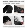 imageCHAOREN Belt for Men 2Pack  1 38quot Mens Stretch Braided Woven Golf Belt  Elastic Web Fit Casual Golf Jeans Pants PoloBlack  Brown