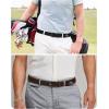 imageCHAOREN Belt for Men 2Pack  1 38quot Mens Stretch Braided Woven Golf Belt  Elastic Web Fit Casual Golf Jeans Pants PoloBlack  Brown