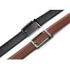 imageCHAOREN Click Belts for Men 2 Pack  Mens Ratchet Leather Belt 1 38quot for Dress and Casual  Micro Adjustable Belt FitBlackCognac