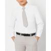 imageCHAOREN Leather Boys Belt Dress Kids Belt with Ratchet Buckle Width 1quot Adjustable for Formal Wear and School UniformsBlack