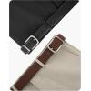 imageCHAOREN Mens Belt 1 Pack  1 38quot Leather Reversible Belts for Men for Dress PantsBlackBrown