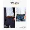 imageCHAOREN Mens Belt 1 Pack  1 38quot Leather Reversible Belts for Men for Dress PantsBlackTan