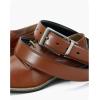 imageCHAOREN Mens Belt 1 Pack  1 38quot Leather Reversible Belts for Men for Dress PantsBright SliverblackBrown