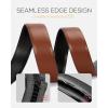imageCHAOREN Mens Belt 1 Pack  1 38quot Leather Reversible Belts for Men for Dress PantsClassic  TanBlack