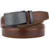 imageCHAOREN Mens Dress Belt  Mens Ratchet Belt Leather 1 14quot for Dress Pant  Micro Adjustable Belts Fit EverywhereRadiant Ore  Cognac