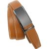 imageCHAOREN Mens Dress Belt  Mens Ratchet Belt Leather 1 14quot for Dress Pant  Micro Adjustable Belts Fit EverywhereRadiant Ore  Light Brown