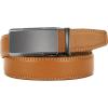 imageCHAOREN Mens Dress Belt  Mens Ratchet Belt Leather 1 14quot for Dress Pant  Micro Adjustable Belts Fit EverywhereRadiant Ore  Light Brown