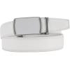imageCHAOREN Mens Dress Belt  Mens Ratchet Belt Leather 1 14quot for Dress Pant  Micro Adjustable Belts Fit EverywhereWhite