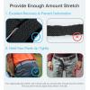 imageCHAOREN Mens Stretch Belt 2Pack  1 38quot Elastic Braided Woven Golf Belts for Men  Fit Casual Jeans PantsBlack  Grey