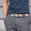 imageCHAOREN Mens Stretch Belt 2Pack  1 38quot Elastic Braided Woven Golf Belts for Men  Fit Casual Jeans PantsBlack  Khaki