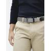 imageCHAOREN Mens Stretch Belt 2Pack  1 38quot Elastic Braided Woven Golf Belts for Men  Fit Casual Jeans PantsGrey  Khaki
