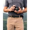 imageCHAOREN Nylon Ratchet Belts for Men  1 38quot Adjustable Web Belt  Automatic Slide Buckle for Casual Golf WorkBlack