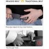 imageCHAOREN Woven Boys Belt 125quot Elastic Braided Kids Belt Casual for Golf And BaseballBlack