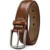 imageCHAOREN Mens Belts Leather  35mm Dress Belt Men for Jeans CasualDark Brown