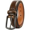 imageCHAOREN Mens Belts Leather for Gift Men  125quot Mens Dress Belts Casual for Jeans ShoesCognac