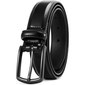 imageCHAOREN Mens Belts Leather for Gift Men  125quot Mens Dress Belts Casual for Jeans ShoesBlack