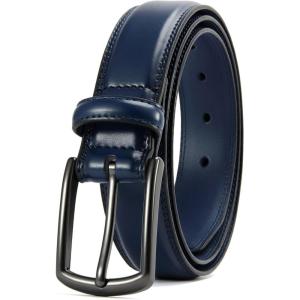 imageCHAOREN Mens Belts Leather for Gift Men  125quot Mens Dress Belts Casual for Jeans ShoesBlue