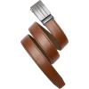 imageCHAOREN Ratchet Belt Replacement Strap 1 38 Leather Belt Strap for 40MM Slide Click Buckle