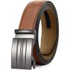 imageCHAOREN Ratchet Belt Replacement Strap 1 38 Leather Belt Strap for 40MM Slide Click Buckle