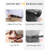 imageCHAOREN Mens Belt  Mens Ratchet Belt Leather 1 38quot for Dress Pant  Micro Adjustable Belt Fit EverywhereNavy Blue