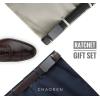 imageCHAOREN Leather Ratchet Belt Men 2 Pack  Customizable Fit Effortless Style 35mmDark BrownBurgundy