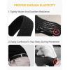 imageCHAOREN Stretch Belts for Men 2Pack  1 38quot Men Elastic Braided Golf Belt  Woven Web Fit Summer Casual Jeans2packbeigeDark Brown