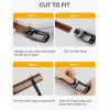 imageCHAOREN Mens Belt Leather  125quot Dress Belt for Men  Perfect for Dress Shoes with Removable BuckleBrown