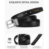 imageCHAOREN Mens Belt Leather  125quot Dress Belt for Men  Perfect for Dress Shoes with Removable BuckleBrown