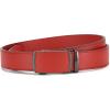 imageCHAOREN Mens Belt Leather Ratchet Belt  Customizable Fit Effortless Style 35mmClassic Red