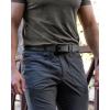 imageCHAOREN Ratchet Tactical Belt Men  15quot Adjustable Nylon Web Belt  Quick Release for Work EDC Outdoor UseGrey